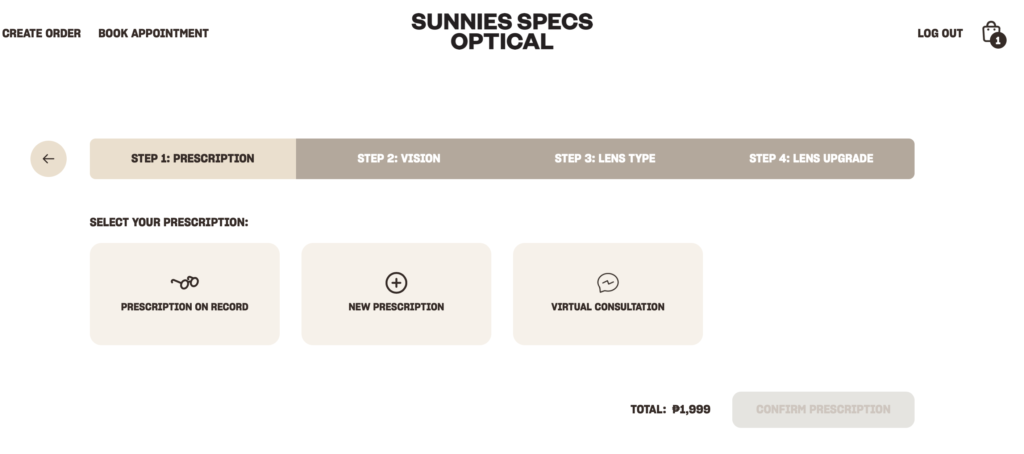 Sunnies Specs Homepage