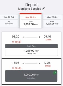 AirAsia MNL-BCD airfare