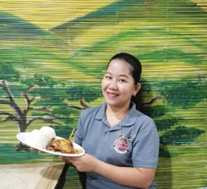 Ms. Debbie Vinco, owner of Umbao Chicken